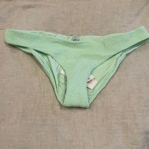 PilyQ Mint green bikini bottom, Size M